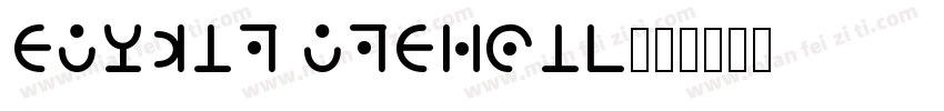 esprit stencil字体转换